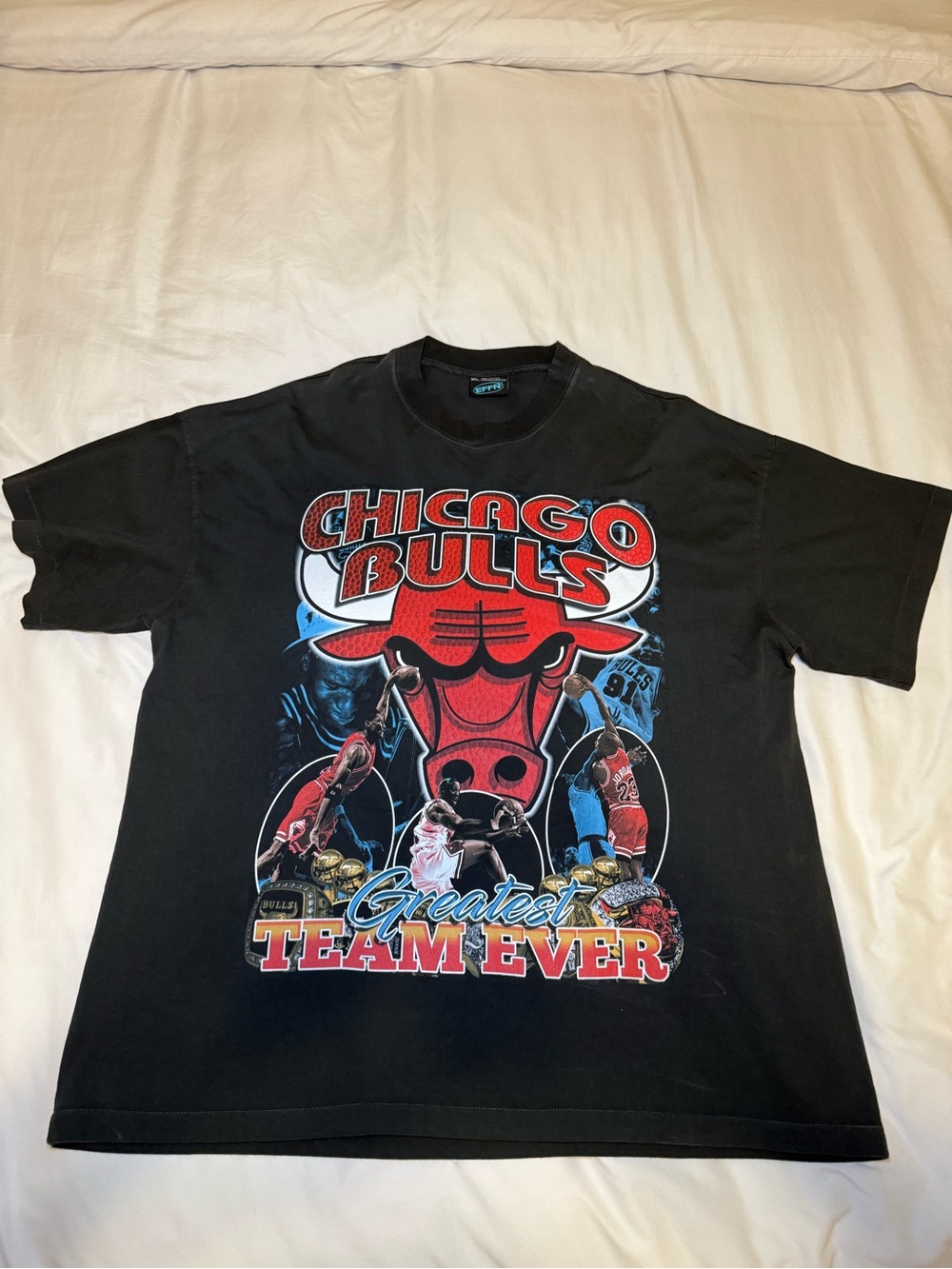 Chicago Bulls Vintage Remake T Shirt Size XL